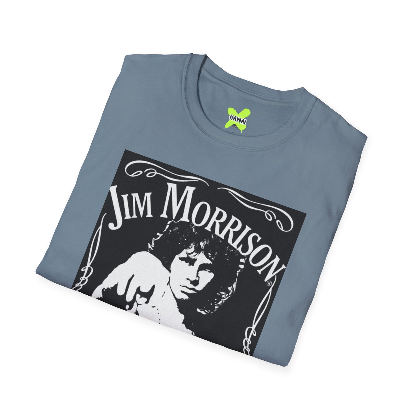 Jim Morrison Whiskey Bar Unisex Softstyle T-Shirt - Vintage Rock Apparel
