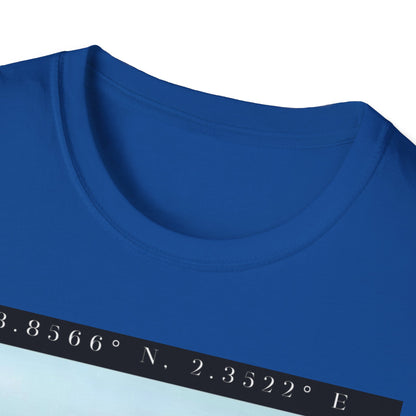 Paris Eiffel Tower Photo Tee — "Paris Paris" Graphic T-Shirt