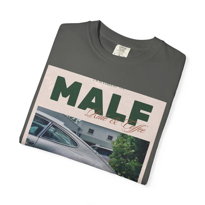 Vintage Porsche Photo Tee — "MALF Live to Ride" Graphic T-Shirt