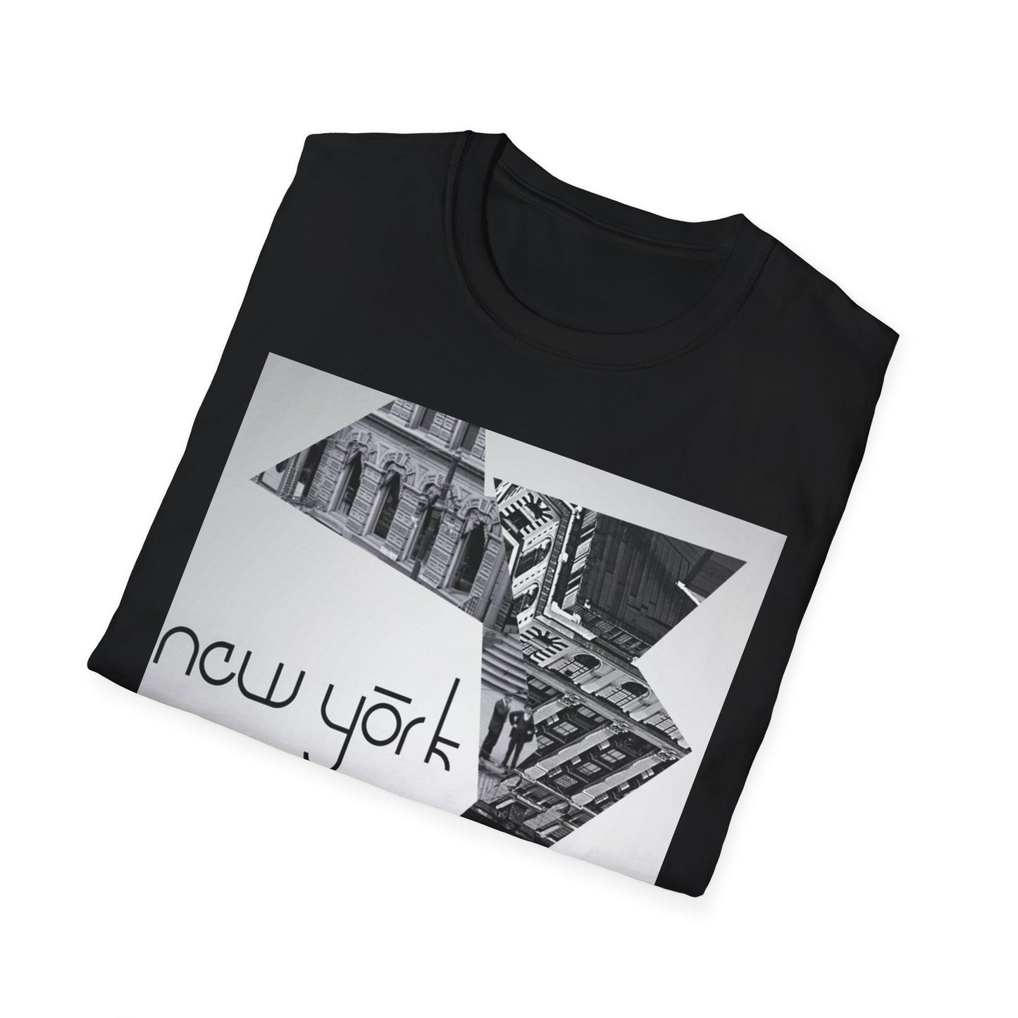 New York City Graphic T-Shirt, Unisex Softstyle Tee, Urban Fashion, Gift for Travelers, Streetwear Style, Vintage NYC Apparel