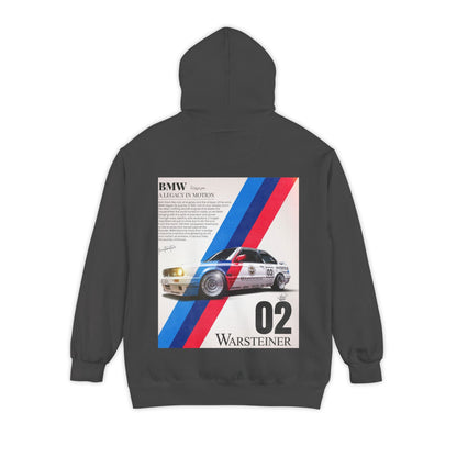 Volleyball Stripe Hoodie — Retro Yellow & Black Volleyball Design