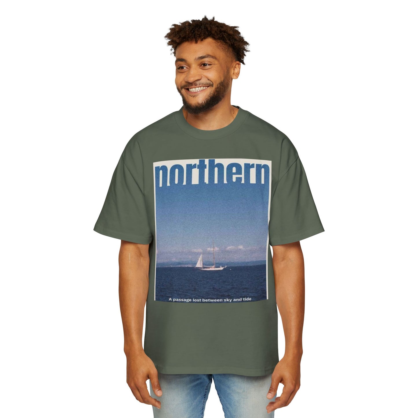 Northern Sail Tee — Vintage Coastal Graphic T-Shirt