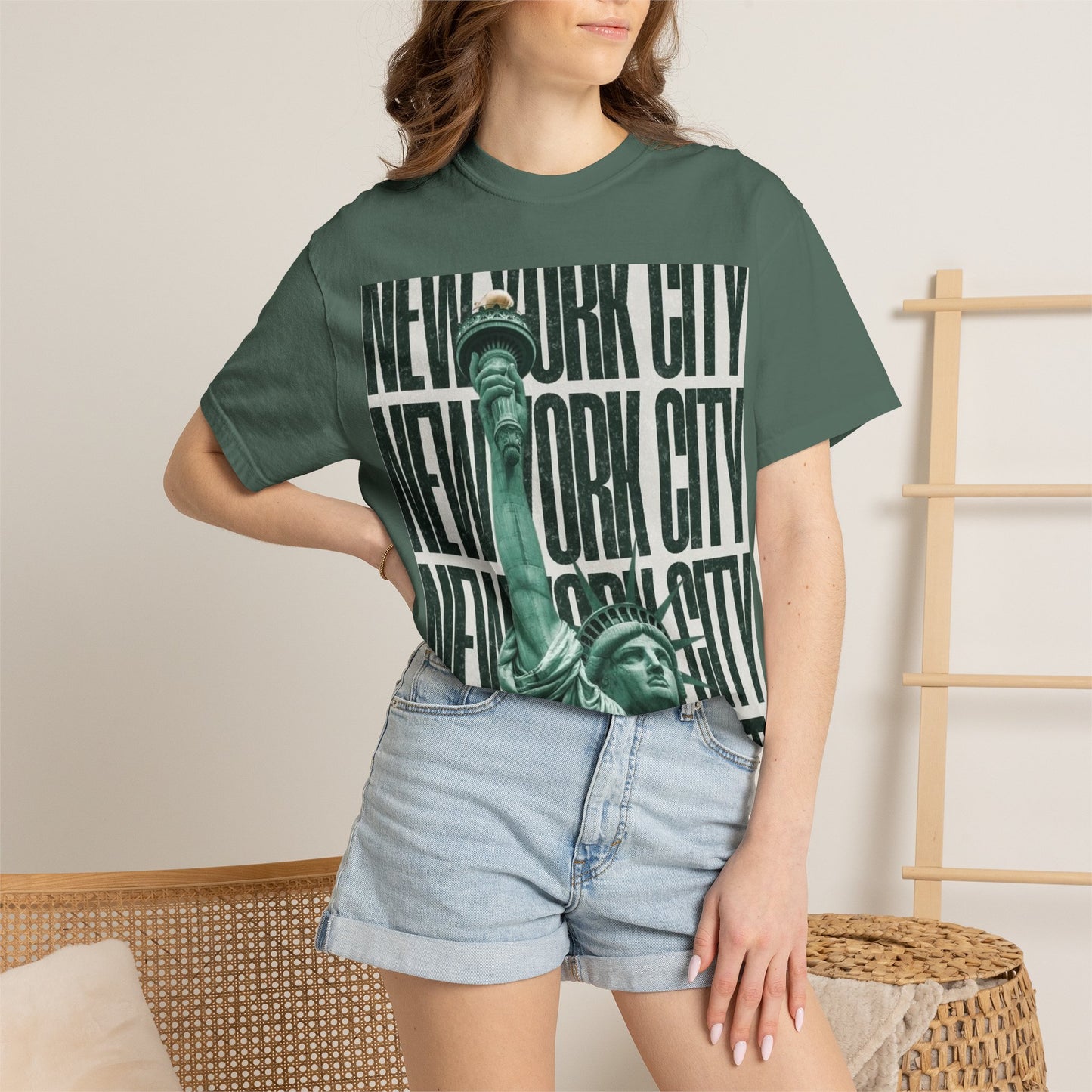 New York City Statue of Liberty Graphic T-Shirt — Retro Urban Travel Tee