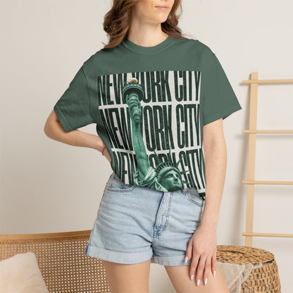 New York City Statue of Liberty Graphic T-Shirt — Retro Urban Travel Tee
