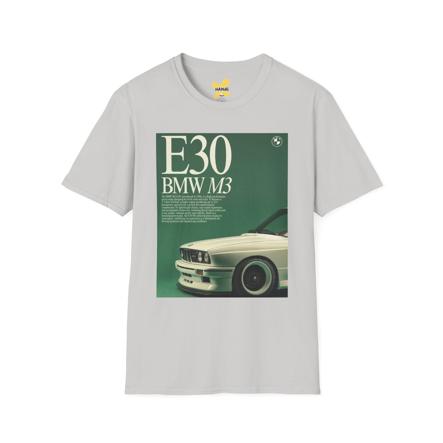 E30 BMW M3 Graphic Unisex T-Shirt - Classic Car Enthusiast Tee