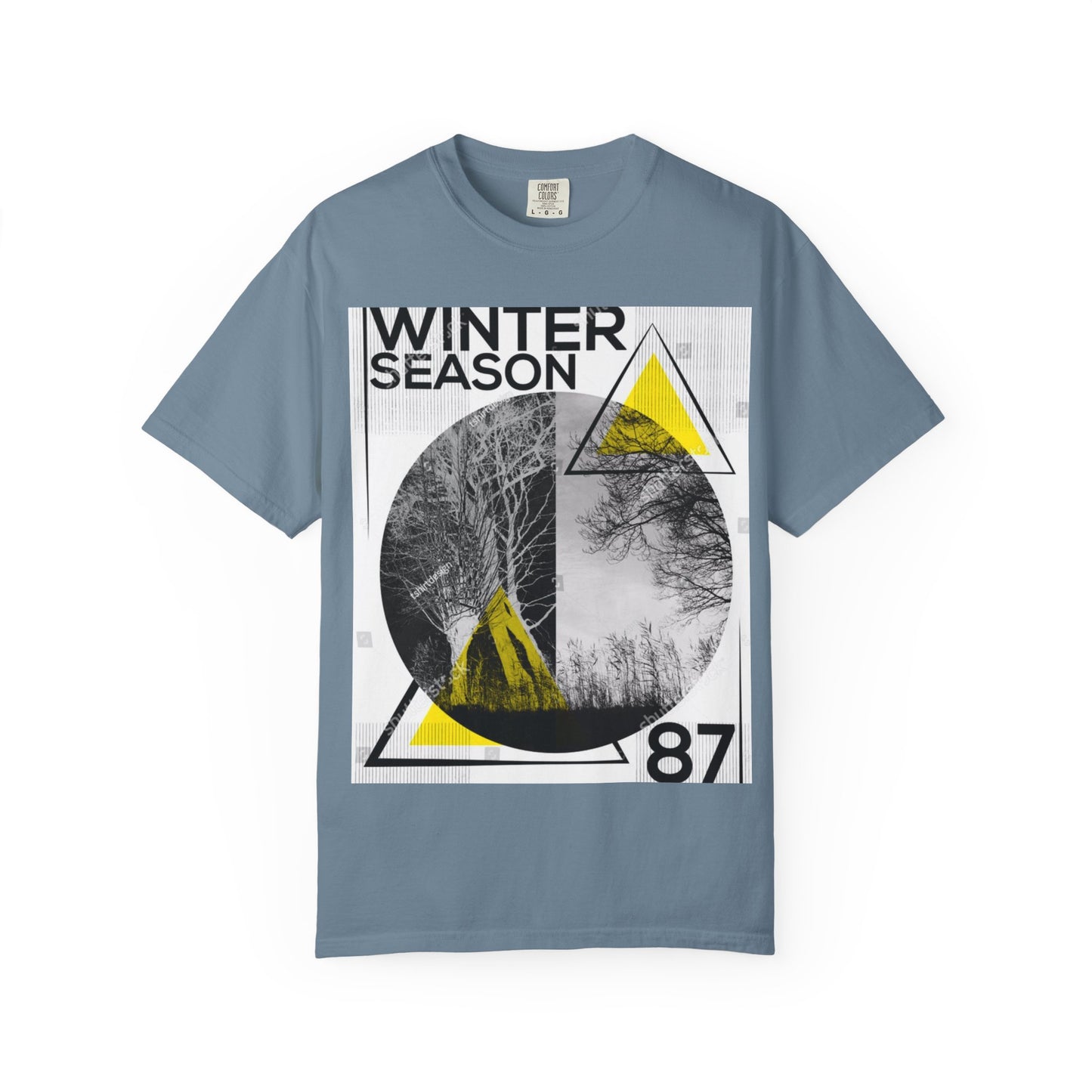 Winter Season Graphic T-shirt, Unisex Tee for Fashion Lovers, Cool Casual Wear, Winter Apparel, Unique Gift for Him/Her