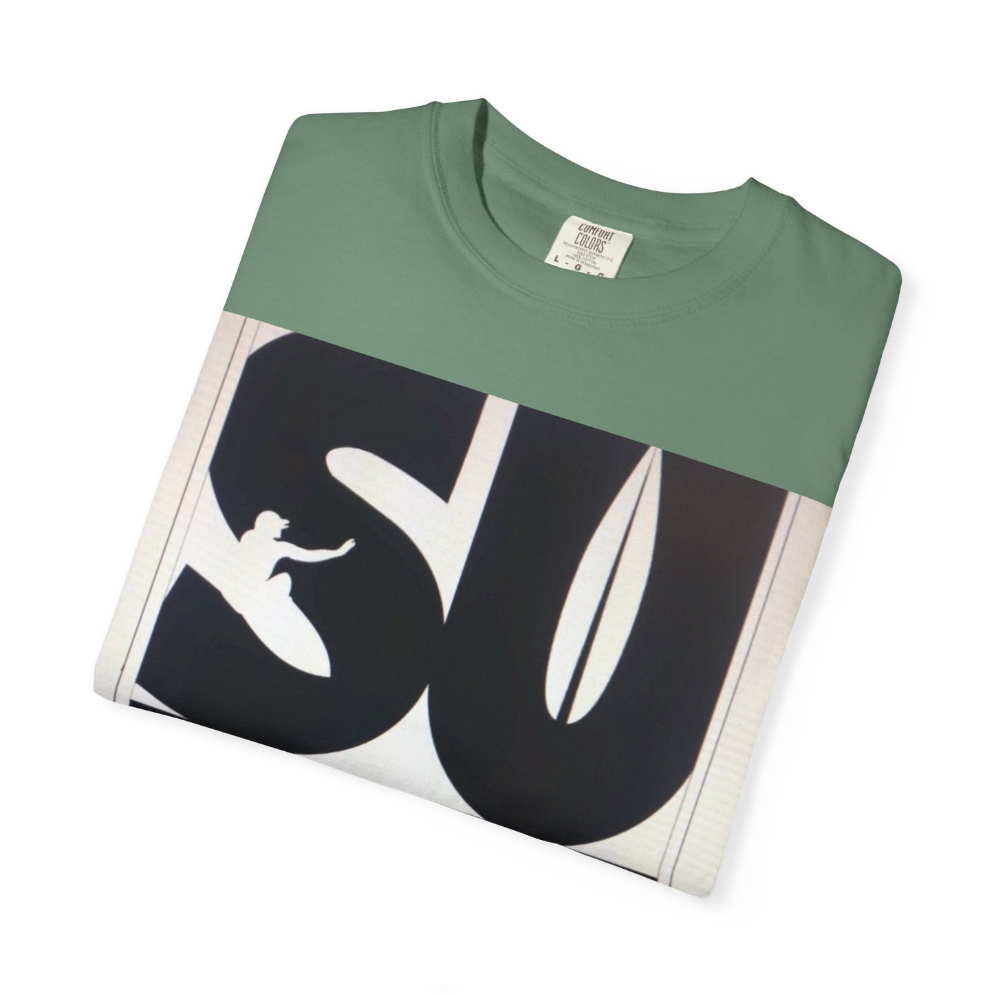 Surf Inspired Unisex Garment-Dyed T-Shirt, Beachwear, Casual Summer Tee, Surfing Gift, Trendy Streetwear, Comfortable Lifestyle Top