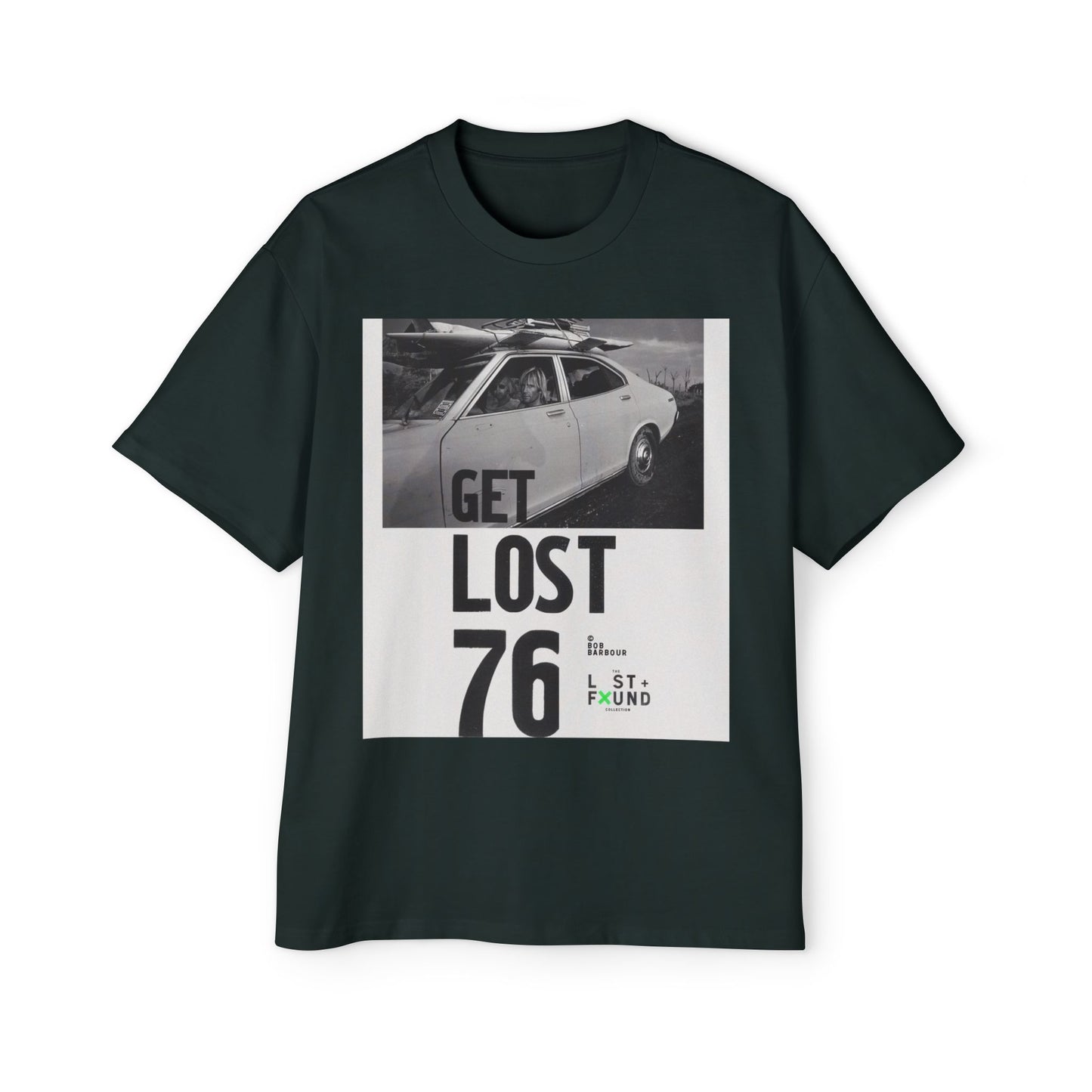 Get Lost 76 Tee — Vintage Car Graphic Oversized T‑Shirt