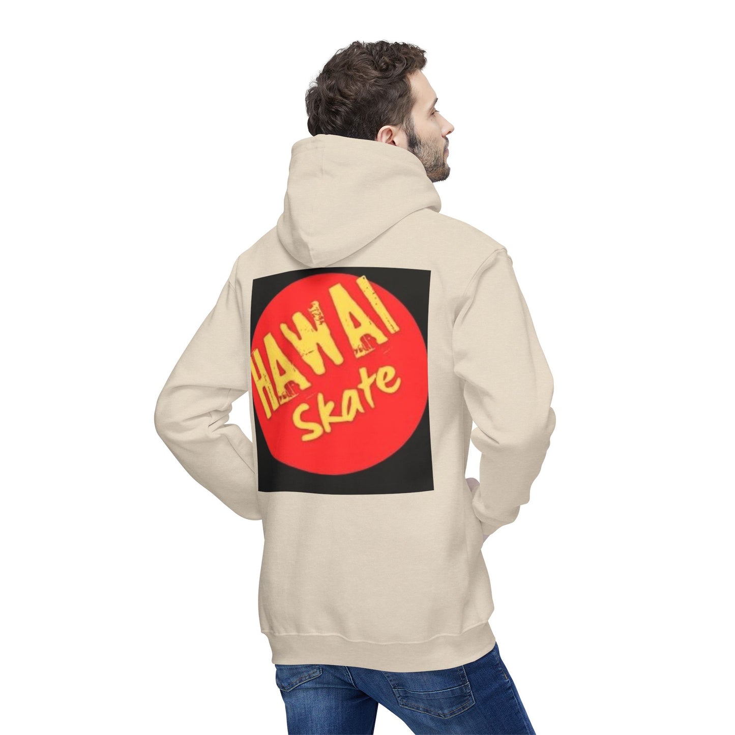 Hawaiian Skate Hoodie | Unisex Hooded Sweatshirt | Made in USA