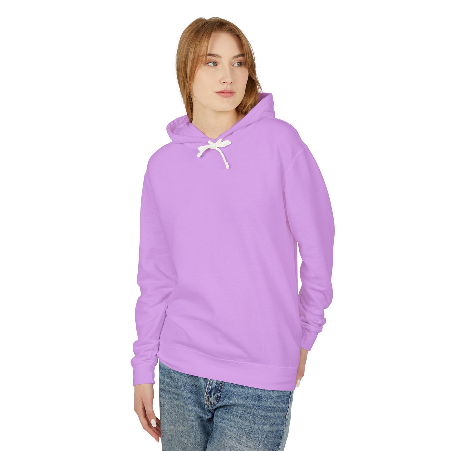 Unisex Lightweight Hooded Sweatshirt - Retro Street Vibe Graphic