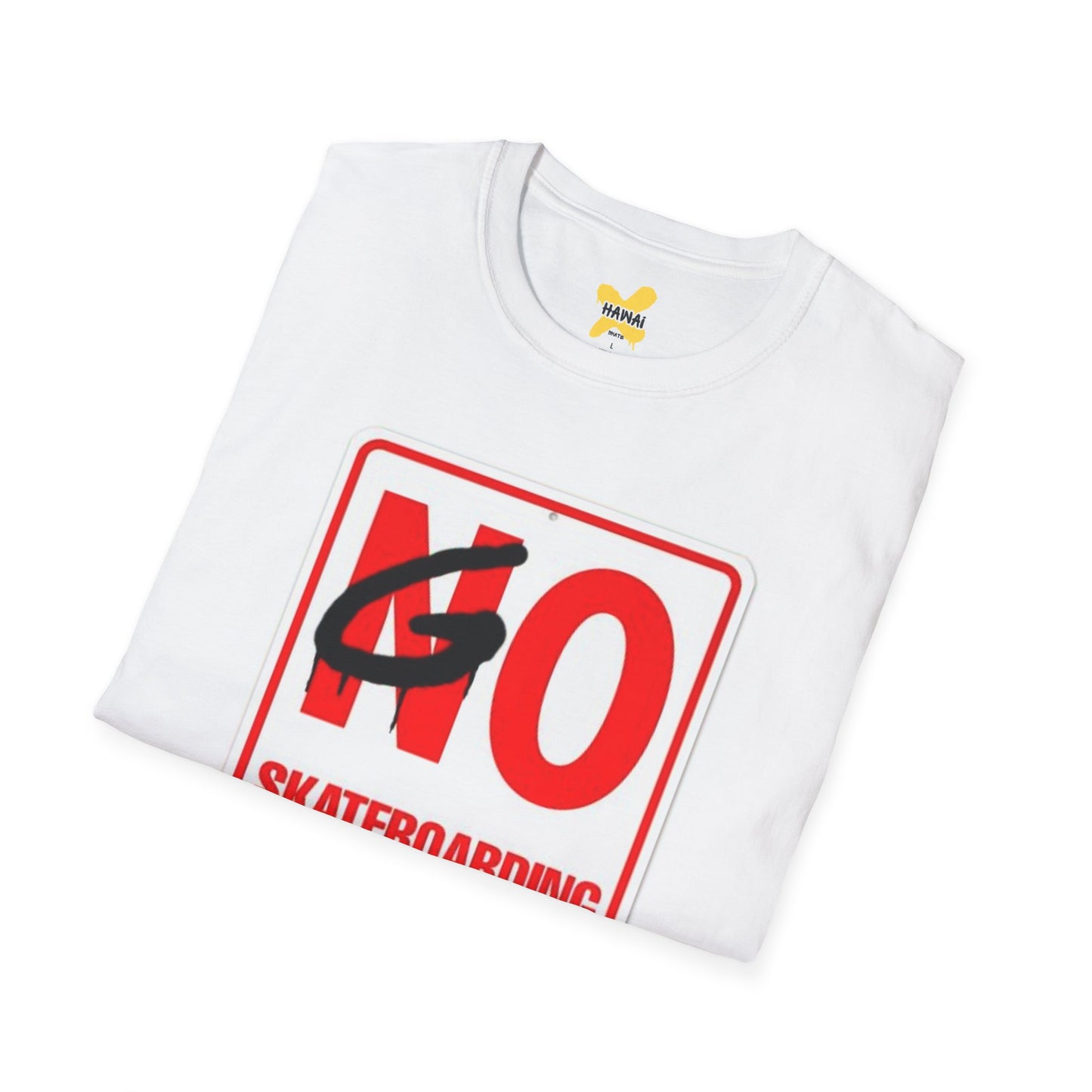 No Skateboarding Funny Unisex T-Shirt - City Police Sign Design