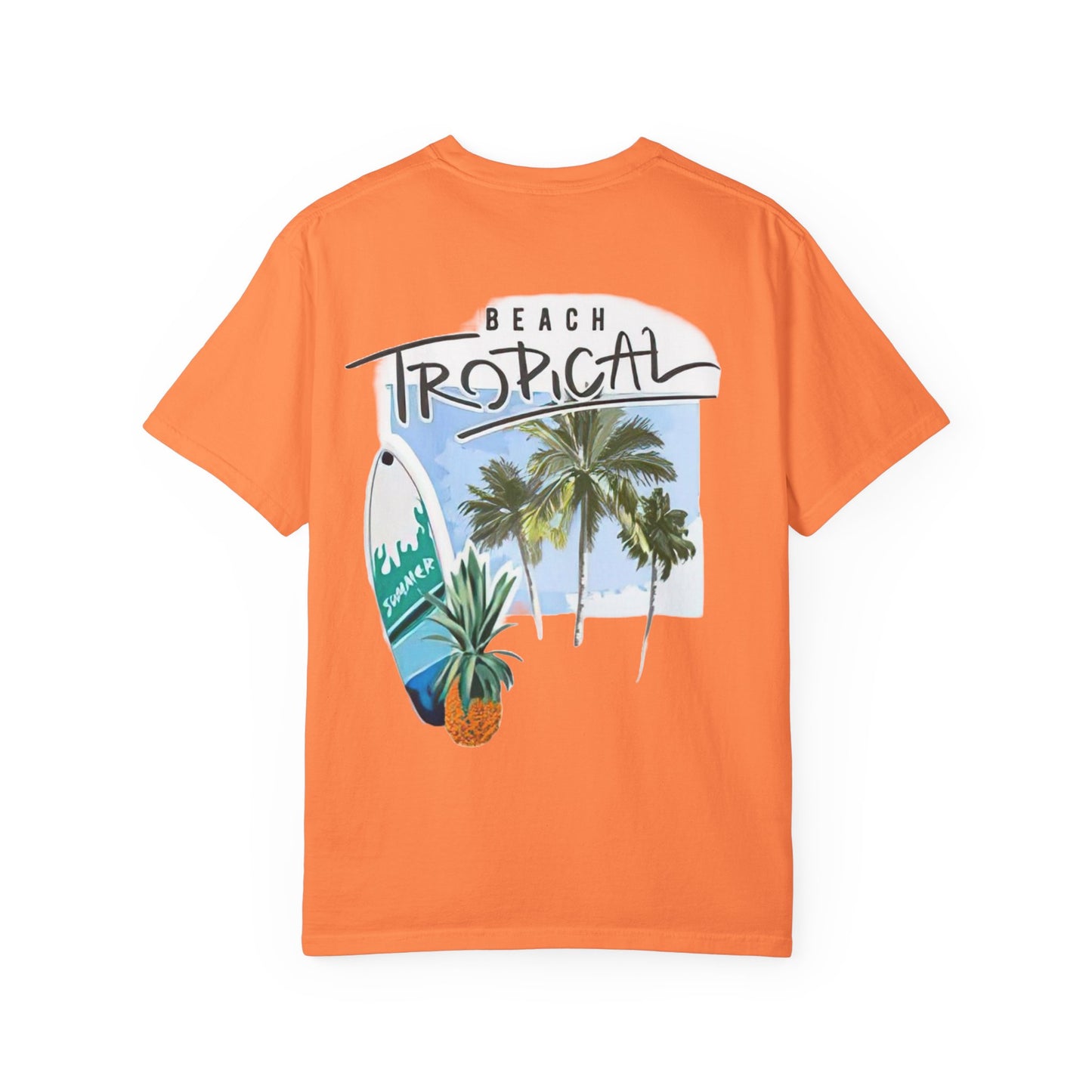 Tropical Graphic Tee, Unisex Beach Shirt, Summer Shirt, Vacation Wear, Casual Essentials, Gift for Beach Lovers