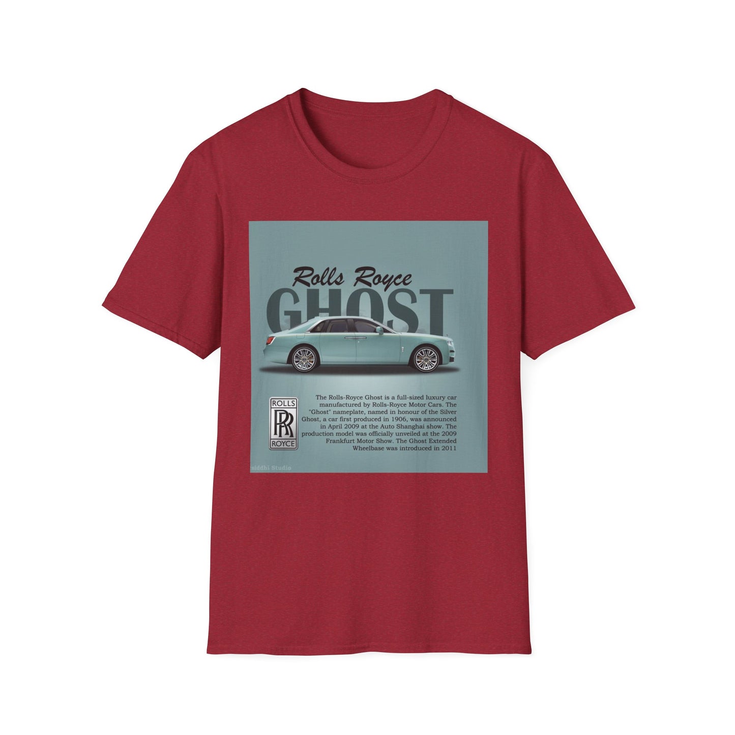 Vintage Rolls Royce Ghost T-Shirt - Classic Car Enthusiast Tee