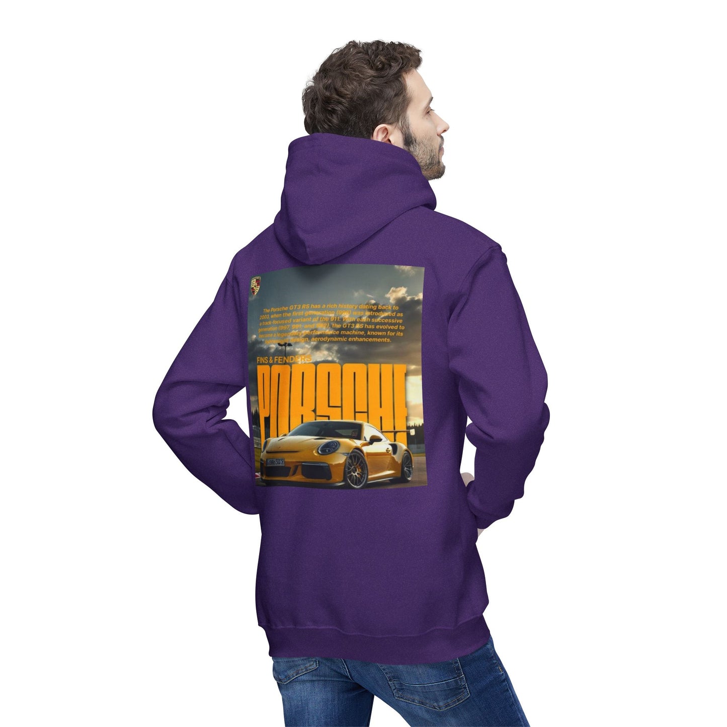 Unisex Hooded Sweatshirt - Porsche Fins & Fenders Collection