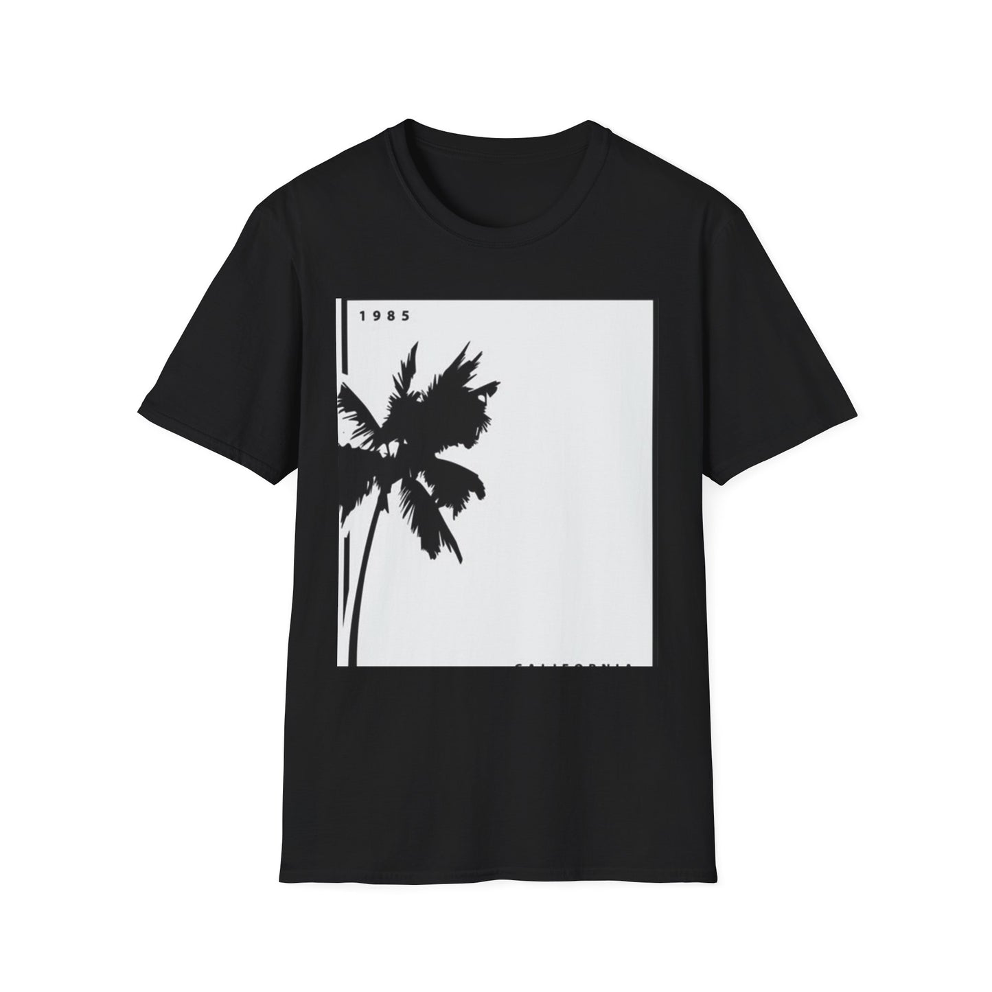 Tropical Palm Graphic Tee - Vintage Summer Vibes, Vacation Shirt, Unisex Casual Wear, Gift for Beach Lovers, 1985 Design