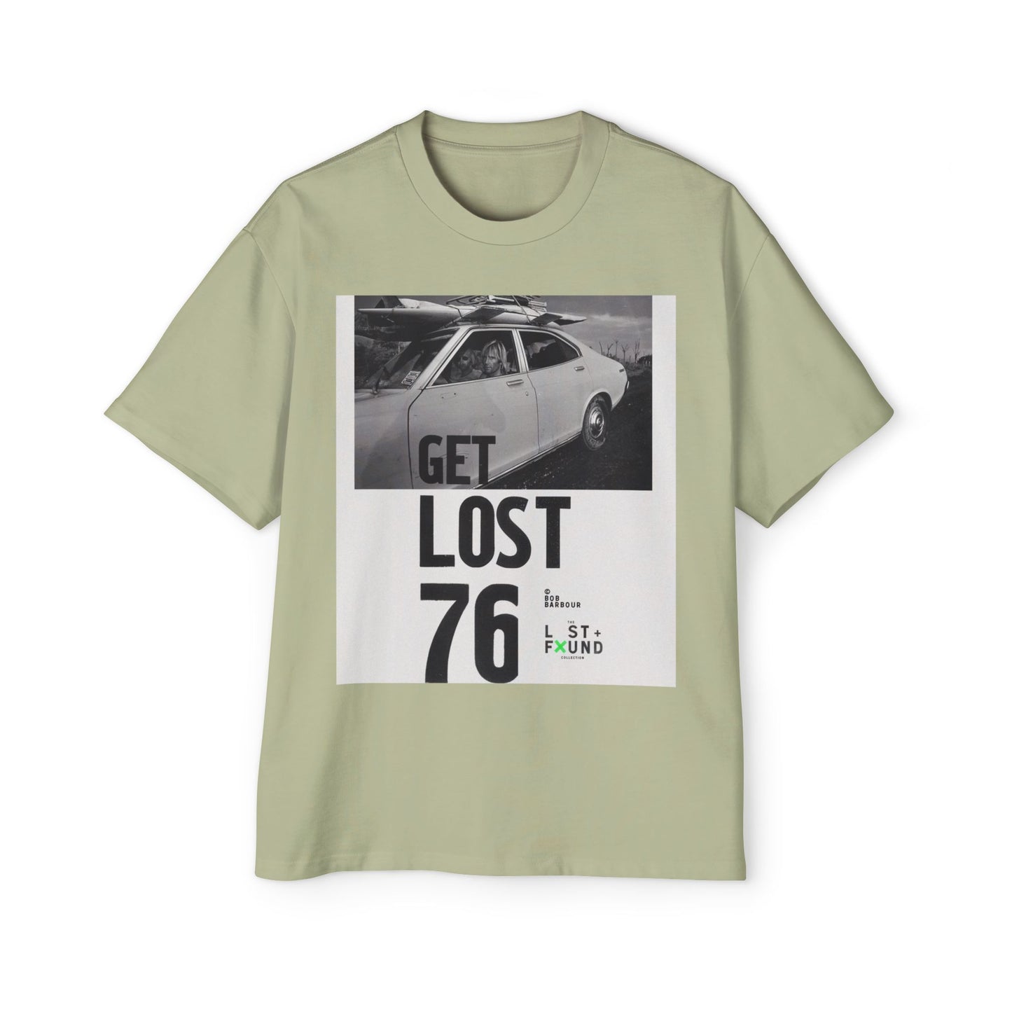 Get Lost 76 Tee — Vintage Car Graphic Oversized T‑Shirt