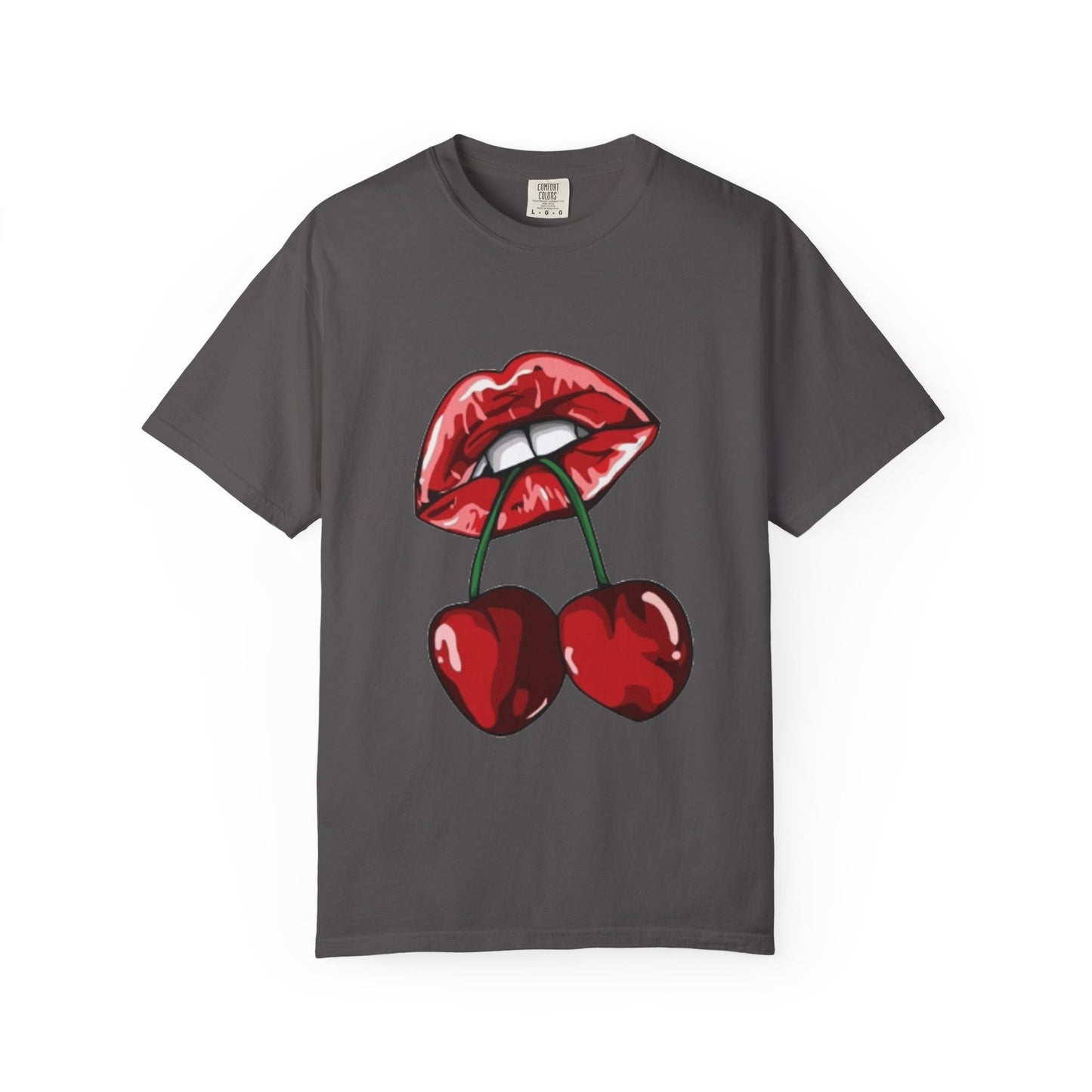 Retro Cherry Lips Unisex T-shirt - Trendy Graphic Tee