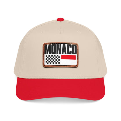 Monaco Leather Patch Baseball Cap – Vintage Racing Flag Hat