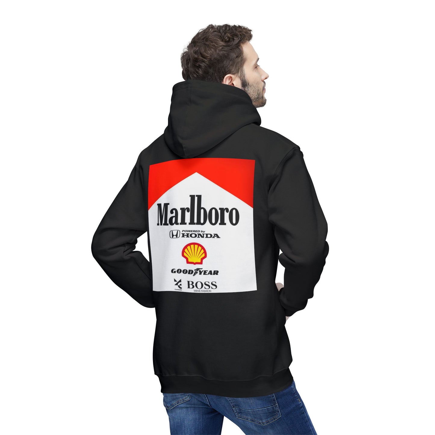 Unisex Hooded Sweatshirt with Retro Racing Design, Comfortable Casual Wear, Cozy Gift for Race Fans, Perfect for Fall, Sports Events, [...]