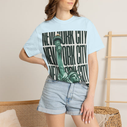 New York City Statue of Liberty Graphic T-Shirt — Retro Urban Travel Tee