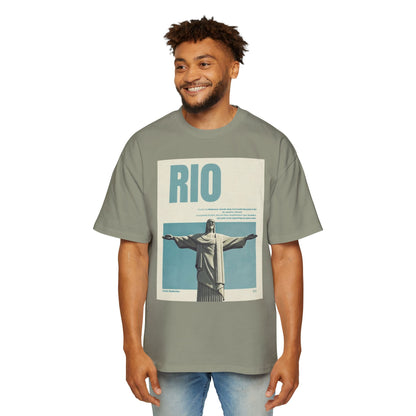 Rio Vintage Poster T-Shirt — Christ the Redeemer Travel Tee