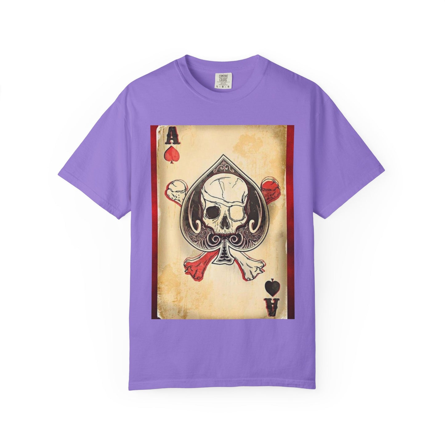 Vintage Skull & Ace of Spades Unisex T-Shirt - Perfect for Gamers and Rock Fans