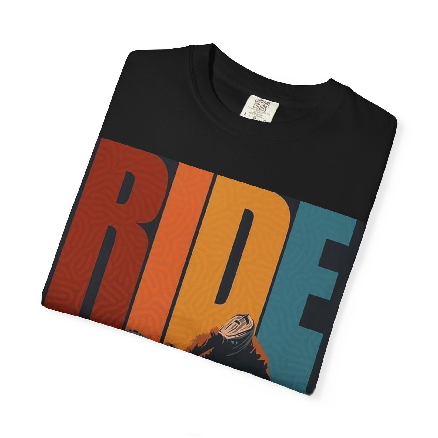 Ride Bike Unisex Garment-Dyed T-shirt | Mountain Biking Graphic Tee