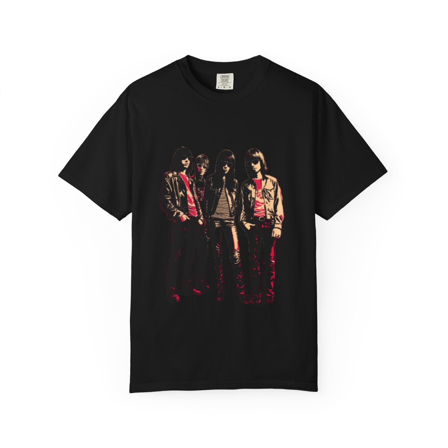 Rock Band Graphic Unisex Garment-Dyed T-Shirt
