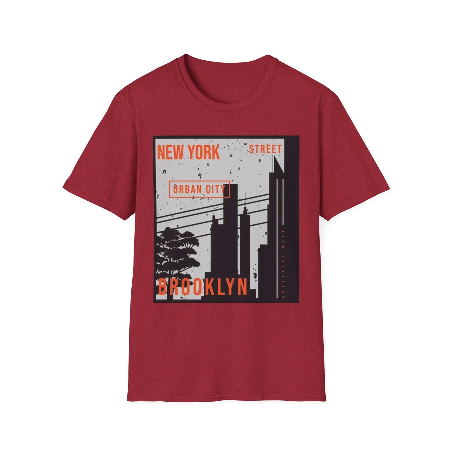 Brooklyn Urban Street T-Shirt - Unisex Graphic Tee for City Lovers, NYC Vibe, Streetwear Fashion, Gift for Travelers, Casual Wear