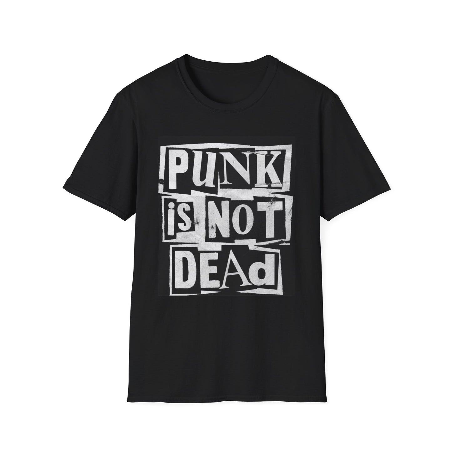 Punk Is Not Dead Unisex Softstyle T-Shirt - Vintage Graphic Tee for Music Lovers