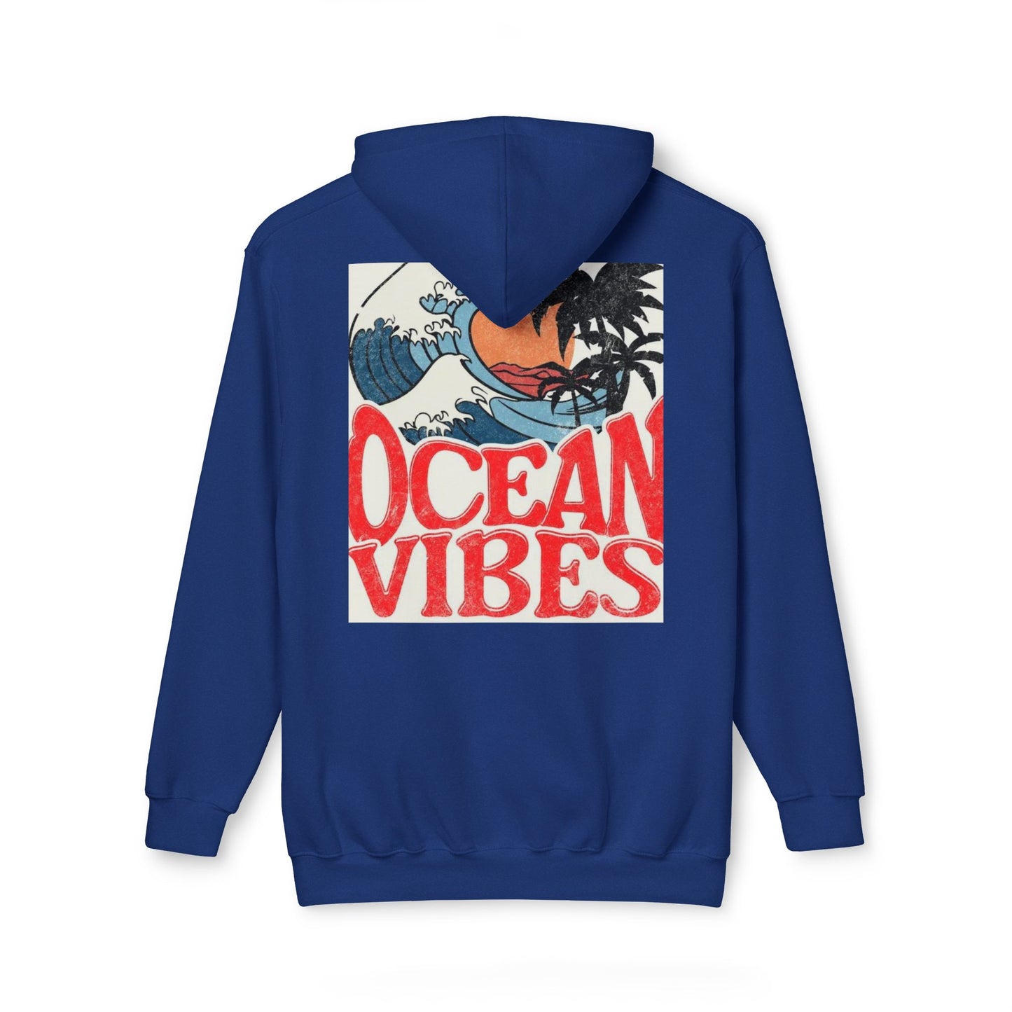 Ocean Vibes Unisex Hooded Sweatshirt | Casual Beachwear for Relaxed Days
