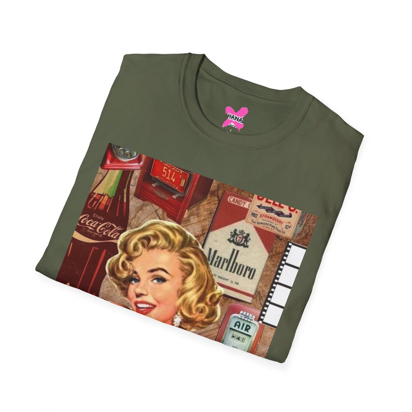 Retro Marilyn Monroe Unisex Softstyle T-Shirt - Vintage Glamour Tee