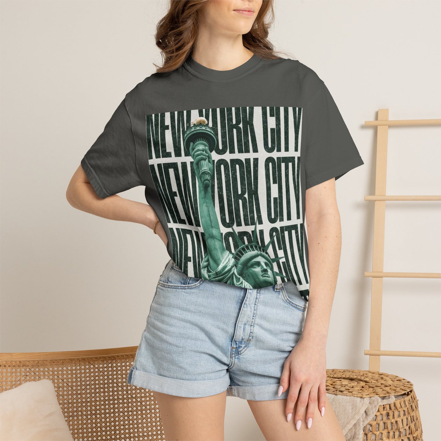 New York City Statue of Liberty Graphic T-Shirt — Retro Urban Travel Tee