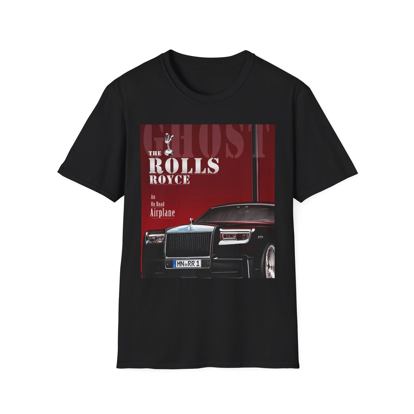 Luxury Car Graphic T-Shirt - Rolls Royce Design