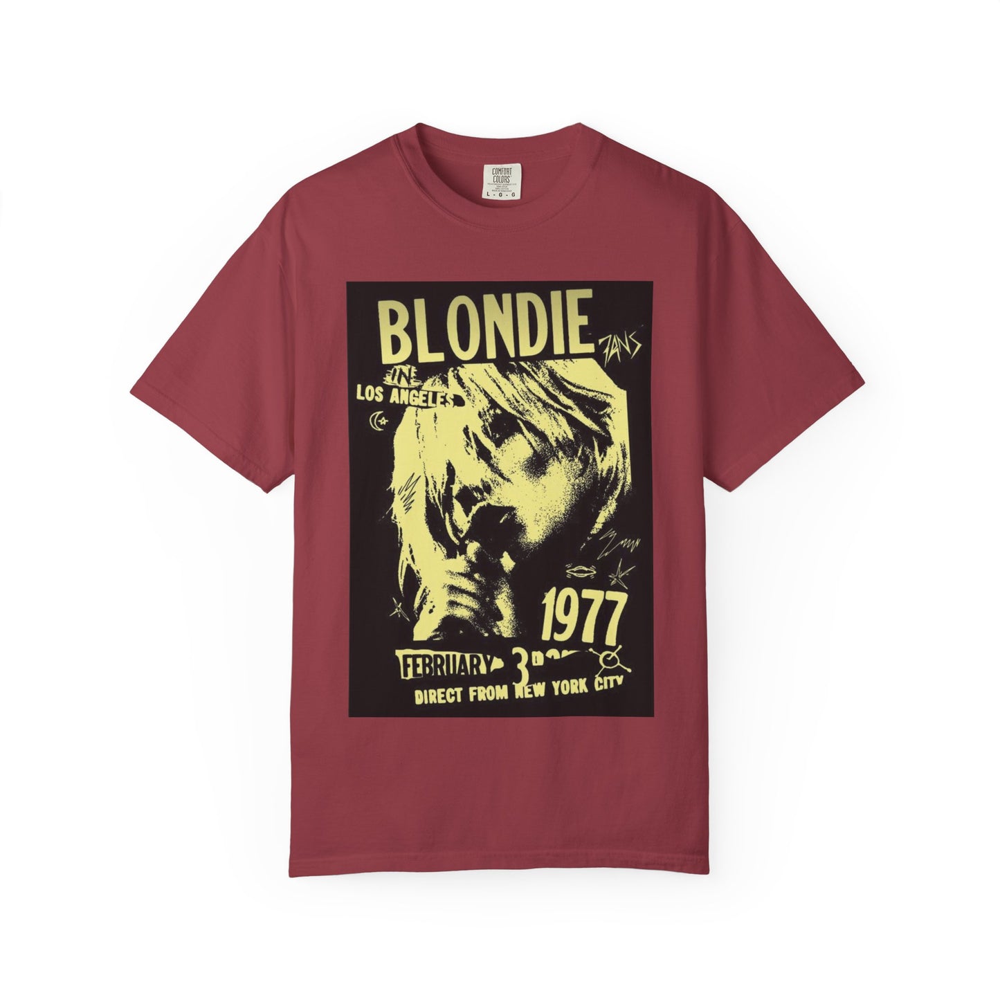 Vintage Blondie Concert T-Shirt - Unisex Garment-Dyed Tee