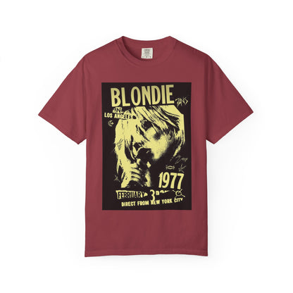 Vintage Blondie Concert T-Shirt - Unisex Garment-Dyed Tee