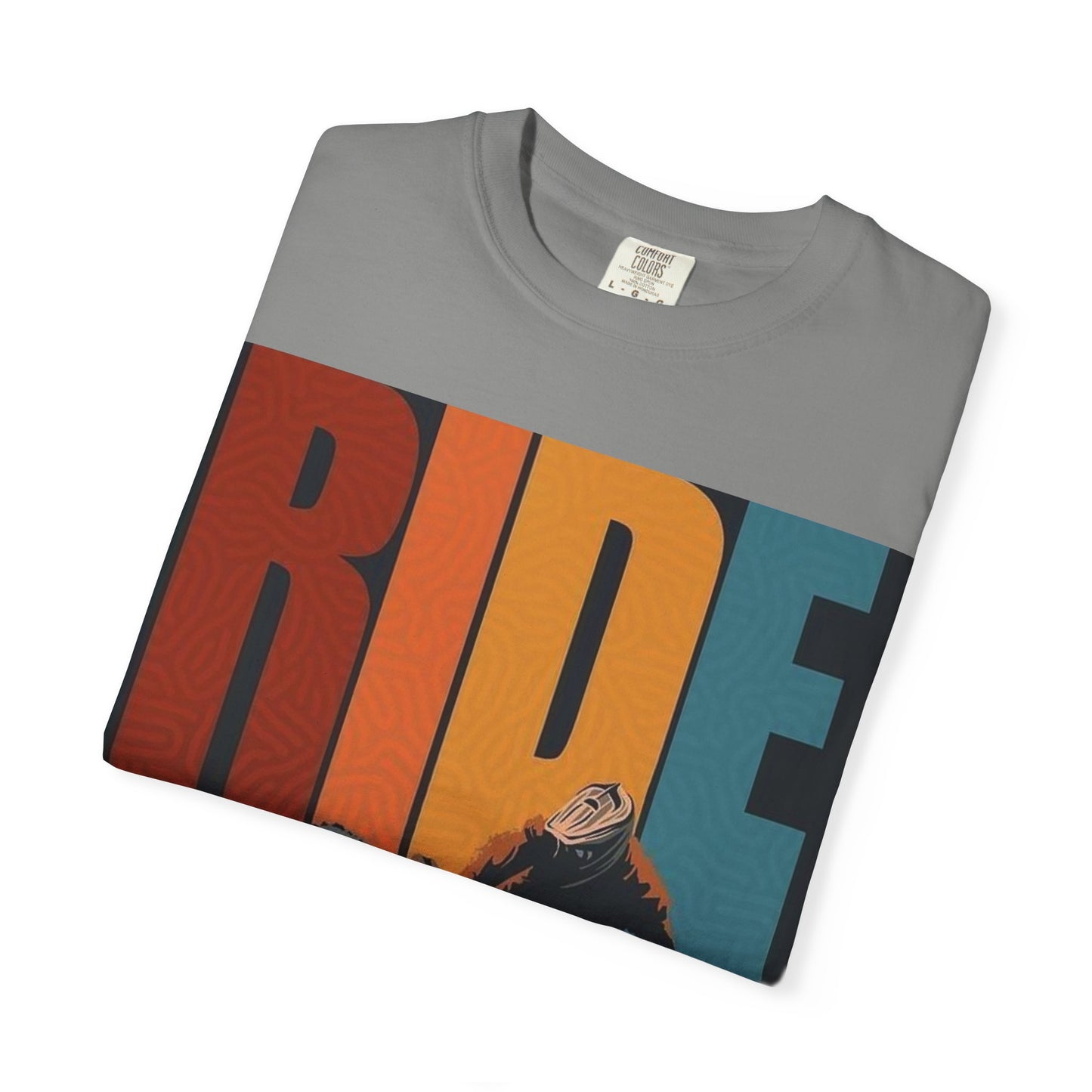 Ride Bike Unisex Garment-Dyed T-shirt | Mountain Biking Graphic Tee