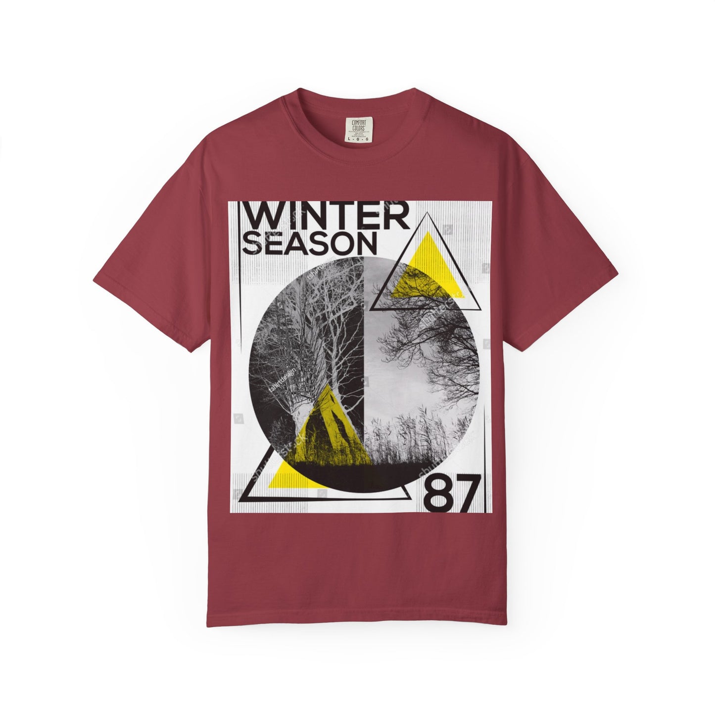 Winter Season Graphic T-shirt, Unisex Tee for Fashion Lovers, Cool Casual Wear, Winter Apparel, Unique Gift for Him/Her
