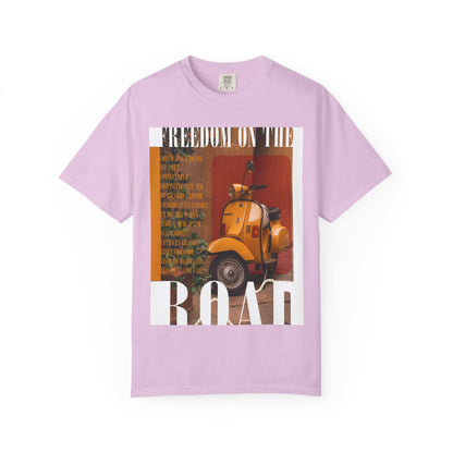 Vintage Vespa 'Freedom on the Road' T-Shirt