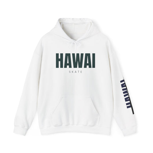 Hawai Skate Hooded Sweatshirt - Casual Streetwear, Unisex Pullover, Perfect for Skate Lovers, Ideal for Everyday Wear, Gift for Him/Her