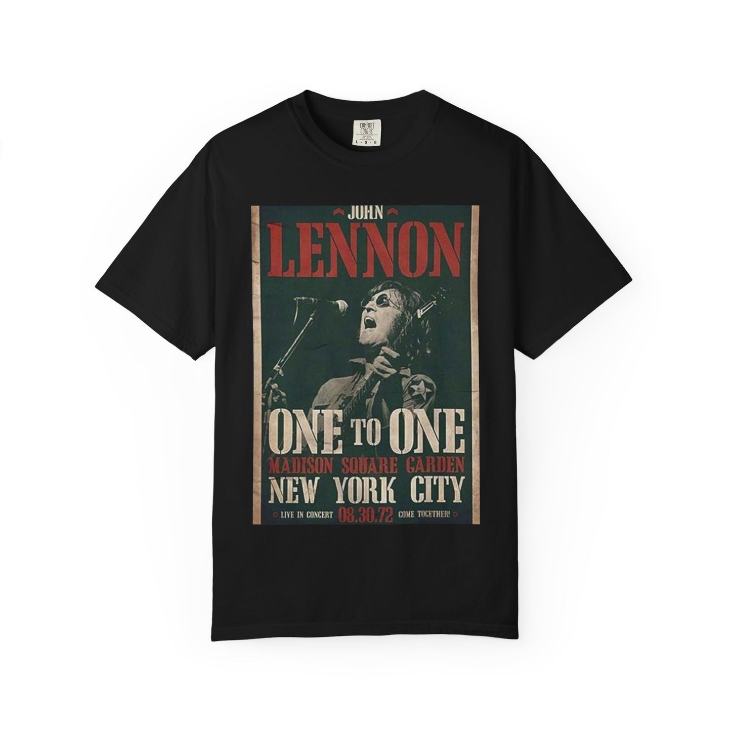 Vintage John Lennon Concert T-Shirt -  One to One, New York City