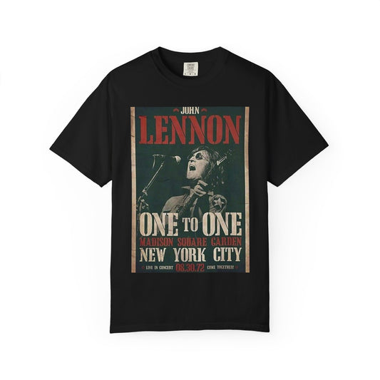 Vintage John Lennon Concert T-Shirt -  One to One, New York City