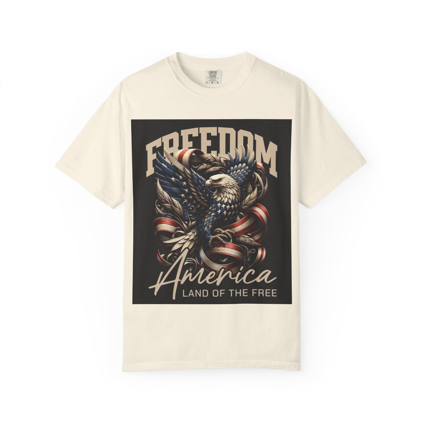 Patriotic Eagle T-Shirt, Freedom Apparel, American Pride Tee, Fourth of July Gift, Vintage Style Shirt