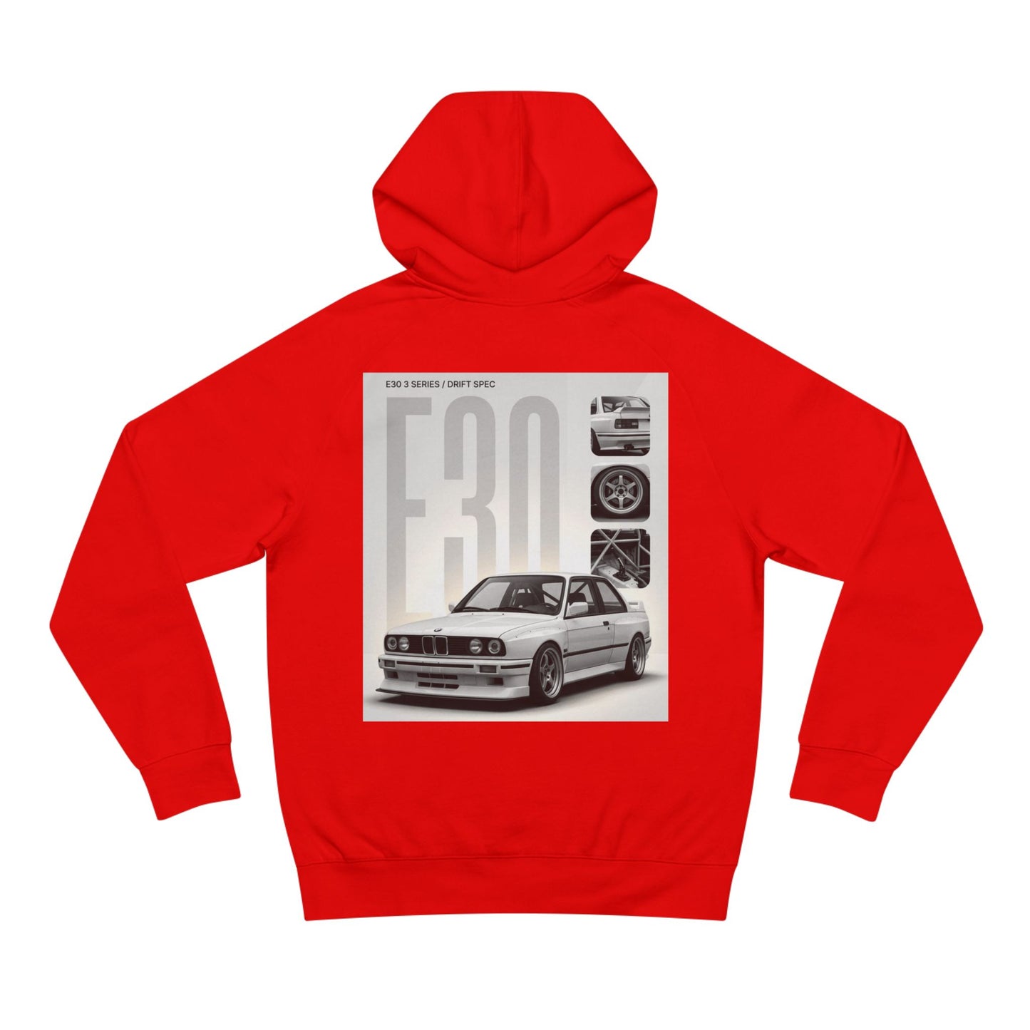 BMW E30 Hoodie — Vintage Motorsport Graphic Pullover