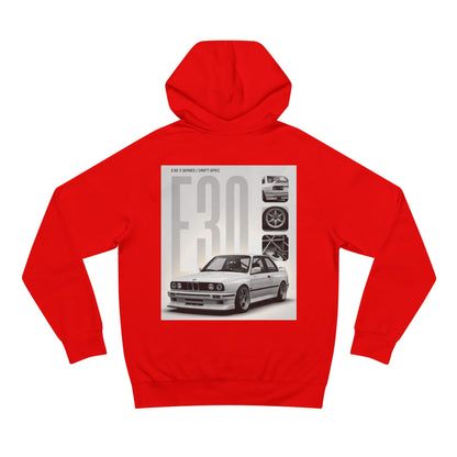 BMW E30 Hoodie — Vintage Motorsport Graphic Pullover