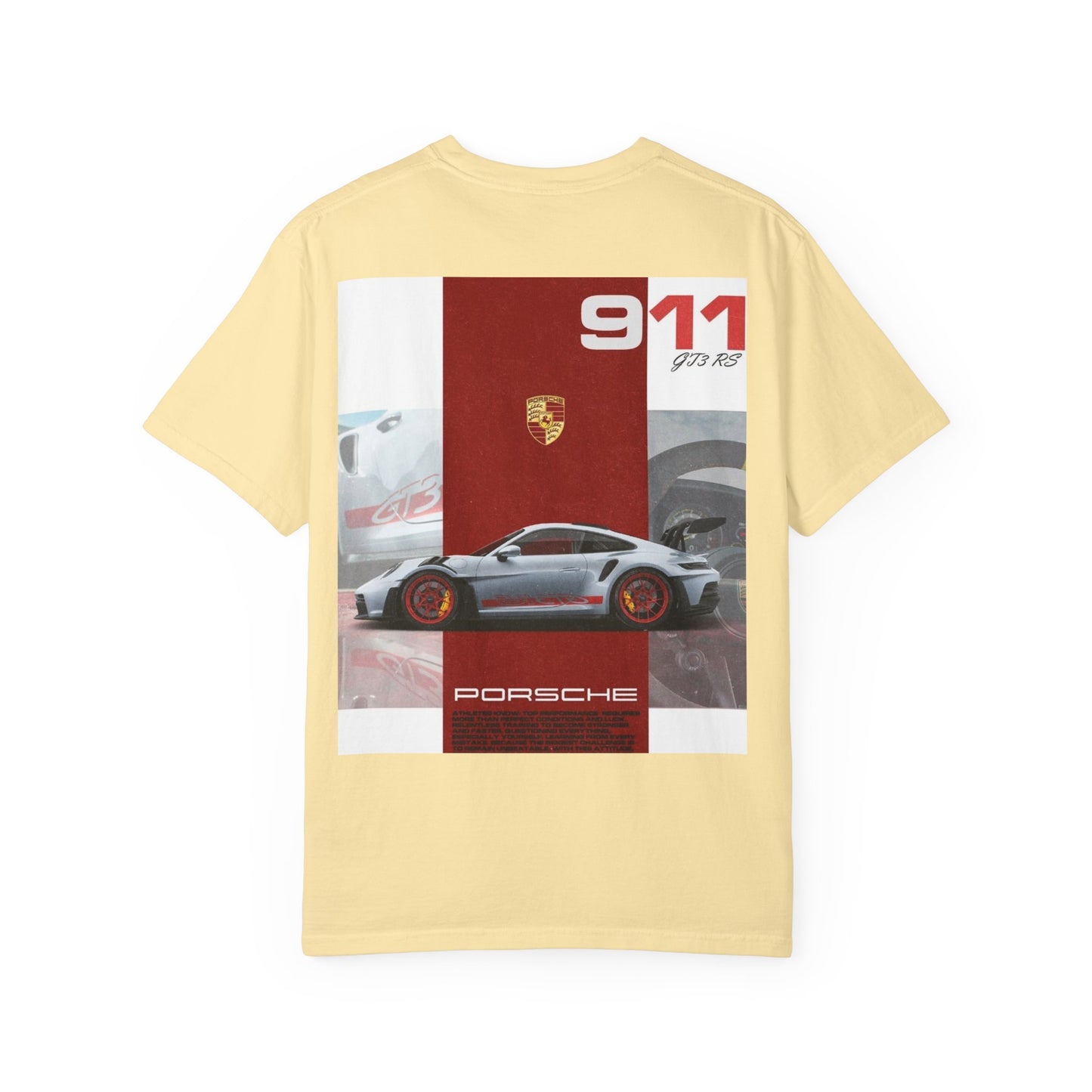 Porsche 911 Unisex Garment-Dyed T-Shirt - Classic Car Enthusiast Tee