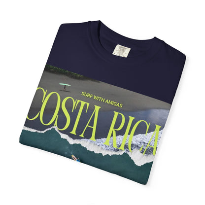 Costa Rica Surf T-Shirt — Aerial Wave & Surfers Graphic Tee