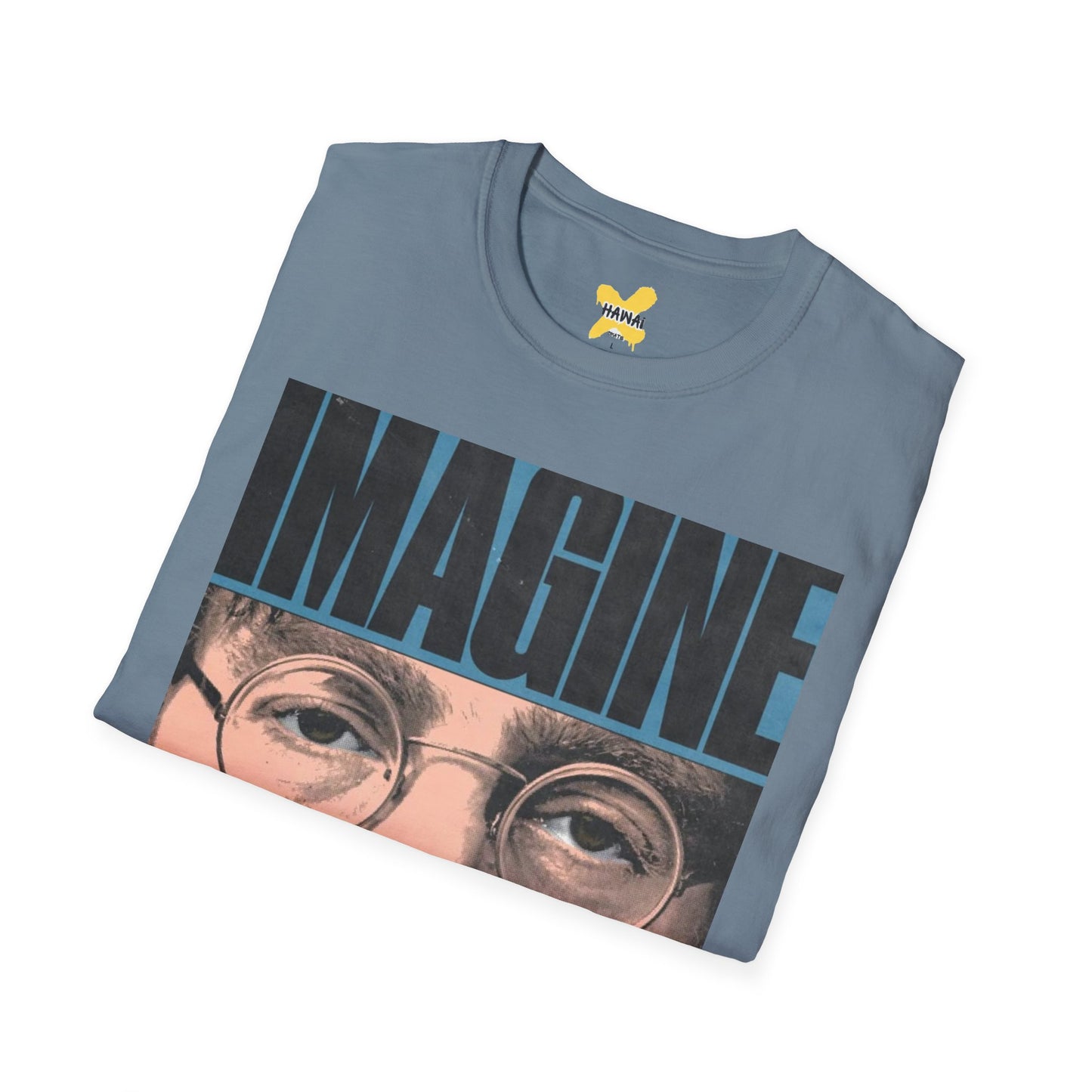 Imagine All the People Unisex Softstyle T-Shirt - Inspirational Graphic Tee for Comfort & Style