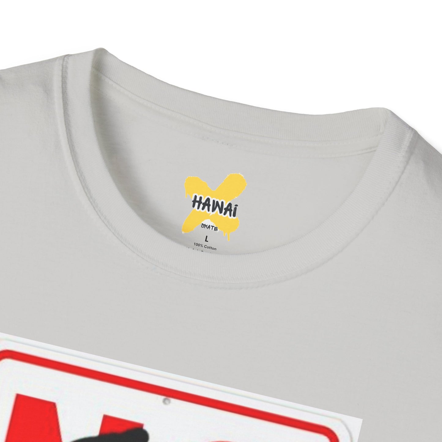 No Skateboarding Funny Unisex T-Shirt - City Police Sign Design