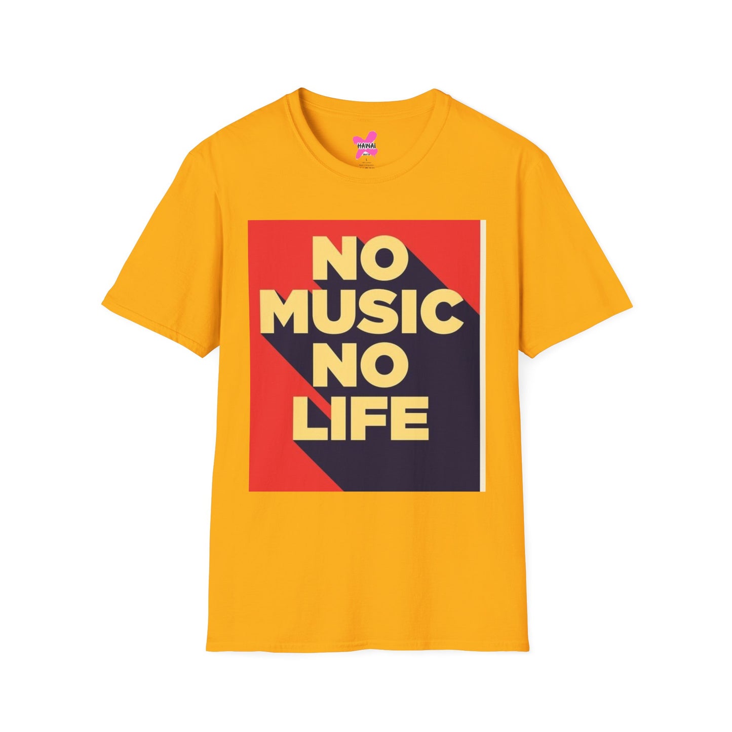 No Music No Life Unisex Softstyle T-Shirt – Music Lover's Essential
